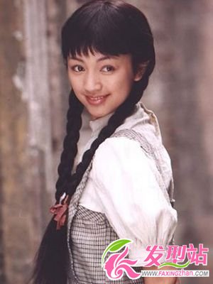 10位清純女明星的經(jīng)典麻花辮