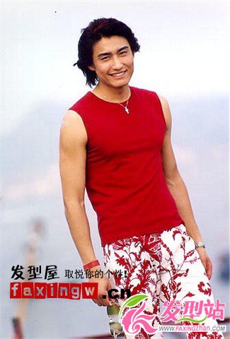 男模胡兵短發(fā)與長發(fā)型圖片大比拼
