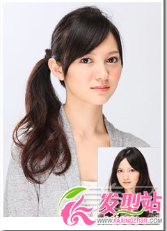 清爽馬尾辮發(fā)型 馬尾辮的扎法圖解