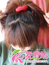 簡單diy包子頭 甜美可愛
