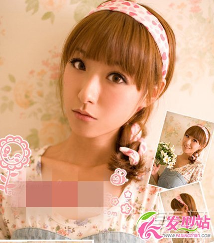 女生中發(fā)發(fā)型扎法 清爽又可愛