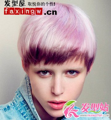 男生女生紫紅色頭發(fā)圖片 冬季想換發(fā)色都來看