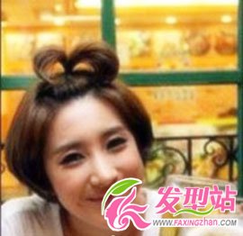 八款韓國蘋果頭發(fā)型萌萌可愛