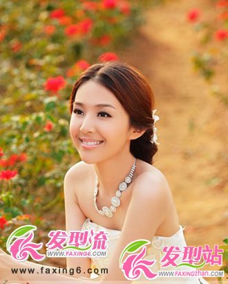溫婉可人新娘發(fā)型 2012流行趨勢