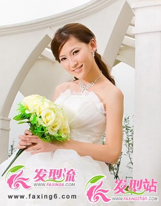 溫婉可人新娘發(fā)型 2012流行趨勢(shì)