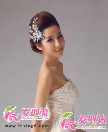 溫婉可人新娘發(fā)型 2012流行趨勢