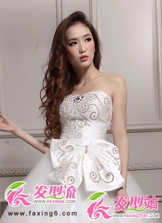 溫婉可人新娘發(fā)型 2012流行趨勢