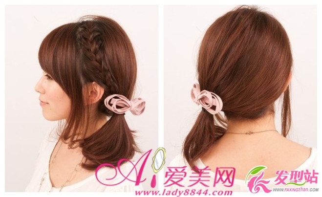 簡單編發(fā)技巧圖 輕松變身氣質(zhì)美女