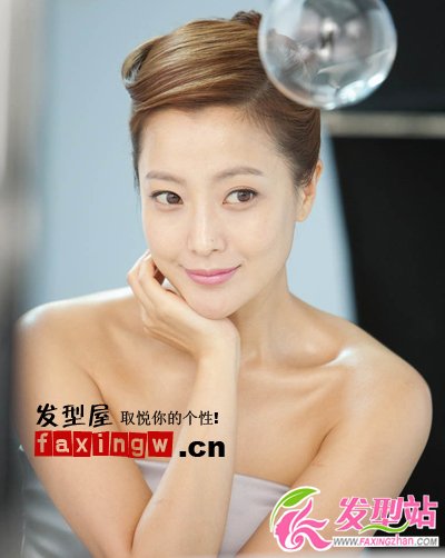 夏季盤發(fā)發(fā)型圖片 女明星最熱清爽盤發(fā)