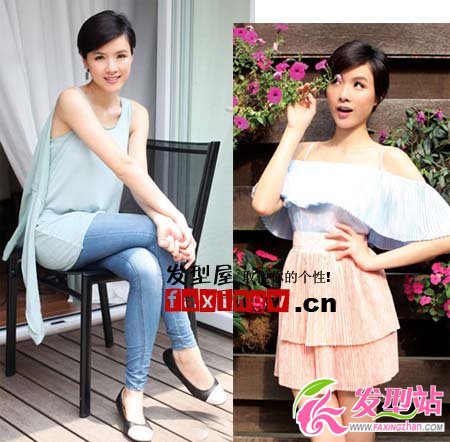 2012年夏天流行女明星短發(fā)發(fā)型
