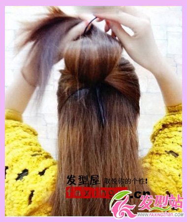 教你盤頭發(fā) 夏季簡(jiǎn)單直發(fā)盤發(fā)方法