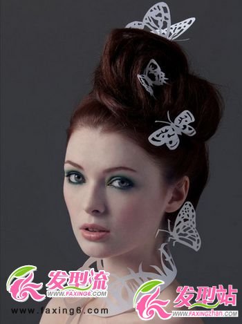 優(yōu)雅盤發(fā)發(fā)型圖片