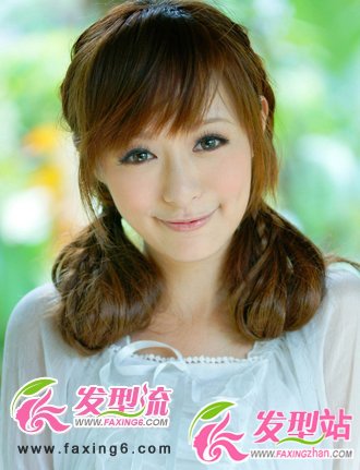 學院風可愛孖辮發(fā)