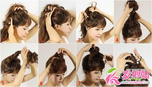 韓式鄉(xiāng)村風(fēng)團(tuán)子頭 街拍最愛(ài)發(fā)型