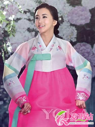 美麗溫柔的韓國新娘