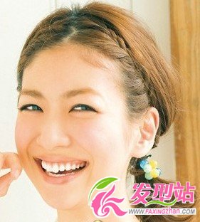 中短發(fā)如何扎出小清新風格