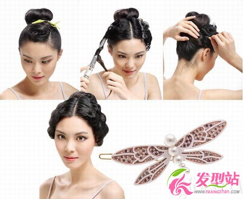 明星示范浪漫“發(fā)”飾改變發(fā)型