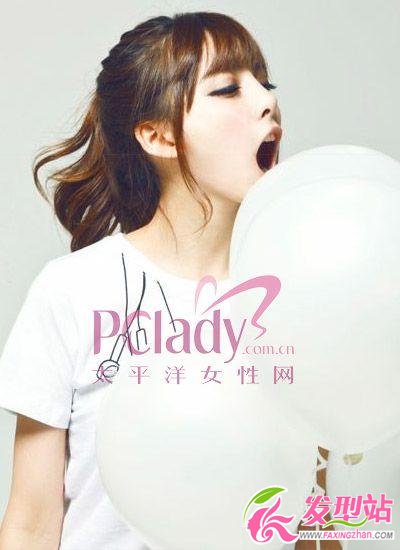 2012秋冬季韓國(guó)時(shí)尚長(zhǎng)發(fā)救大臉