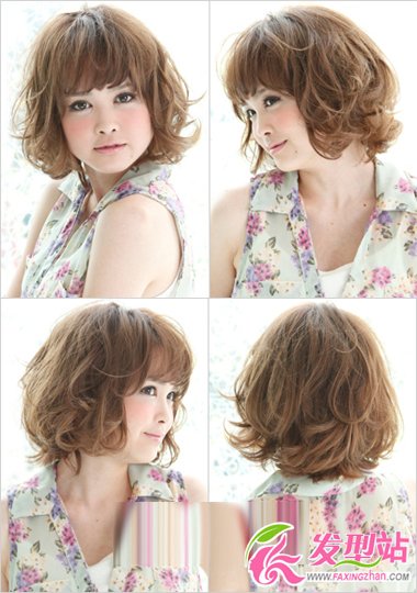 2013圓臉女生流行短發(fā)發(fā)型