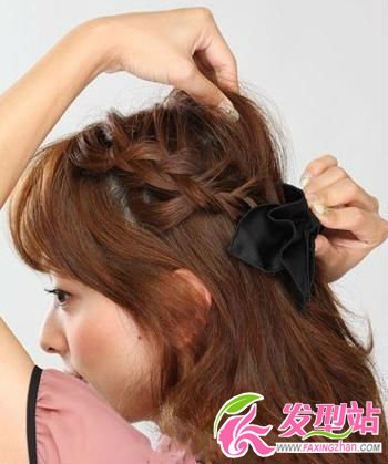韓式花辮編發(fā)DIY教程