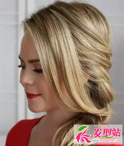 法式公主魚骨辮編發(fā)教程圖解
