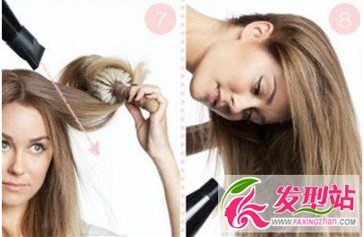怎么用吹風機把頭發(fā)吹蓬松圖解