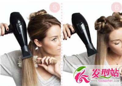 怎么用吹風機把頭發(fā)吹蓬松圖解