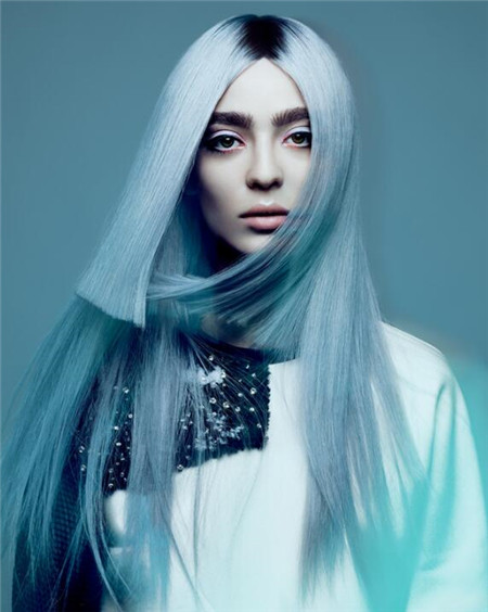 2017年最新創(chuàng)意染發(fā) 熒光色水藍桃紅粉發(fā)色