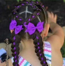 花樣萌娃編發(fā)發(fā)型 甜美從娃娃抓起