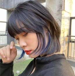 時尚掛耳染發(fā)型 誰染誰變好看