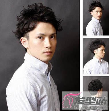 小個(gè)子男生如何剪短發(fā) 贏在起跑線上卷發(fā)造型