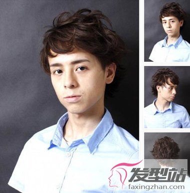 小個(gè)子男生如何剪短發(fā) 贏在起跑線上卷發(fā)造型